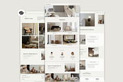 Squarespace 7.1 Template: Amara, a Squarespace Template by Deb Creative Studio (Thumbnail 2 of 9)