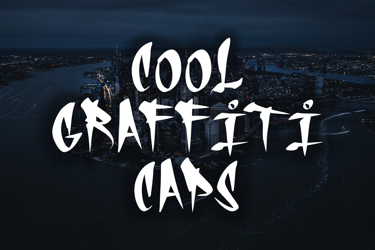 COOL GRAFFITI CAPS, a Blackletter Font by Beau Hopps Design (Photo 5 of 10)
