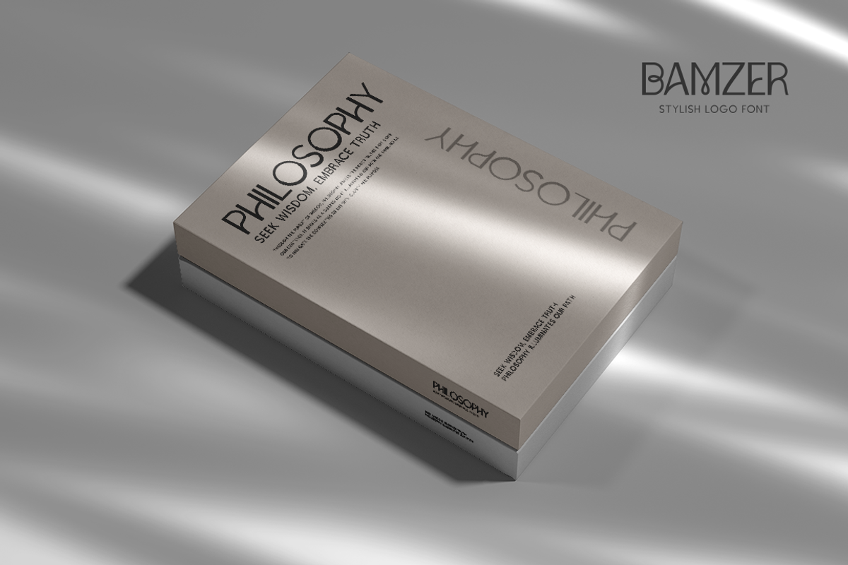 Bamzer Stylish Logo Font, a Sans Serif Font by Typebae (Photo 5 of 9)