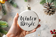 Frosty Christmas handwritten script, a Script Font by Brown Cupple (Thumbnail 4 of 12)