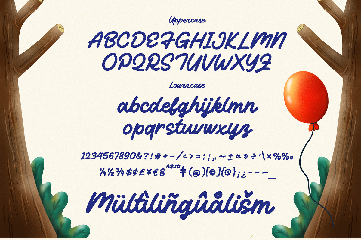 Hello! Nila & Bila Typeface, a Font by Graptail (Photo 7 of 14)