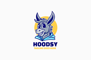 Hoodsy Mascot Cartoon Logo, a Branding & Logo Template by Artnivora.Std