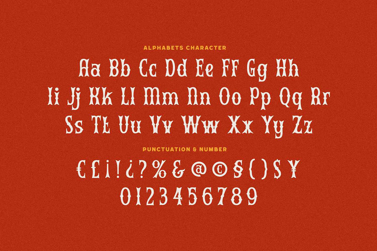 Biokes - Vintage Display Font, a Blackletter Font by Imoodev (Photo 5 of 5)