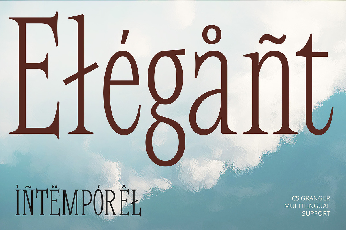 CS Granger – Condensed Font, a Serif Font by Craft Supply Co. (Photo 5 of 8)