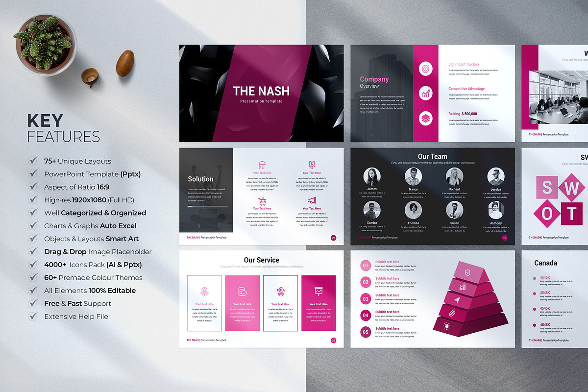 The Nash PowerPoint Template