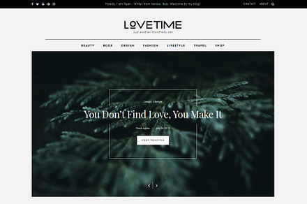 LoveTime-WordPress Blog Theme