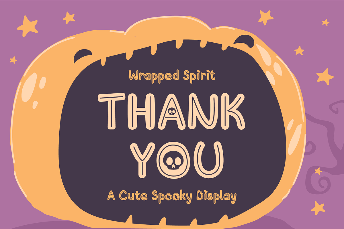 Wrapped Spirit – Cute Spooky Font, a Symbol Font by Huge Dream Studio (Photo 8 of 8)