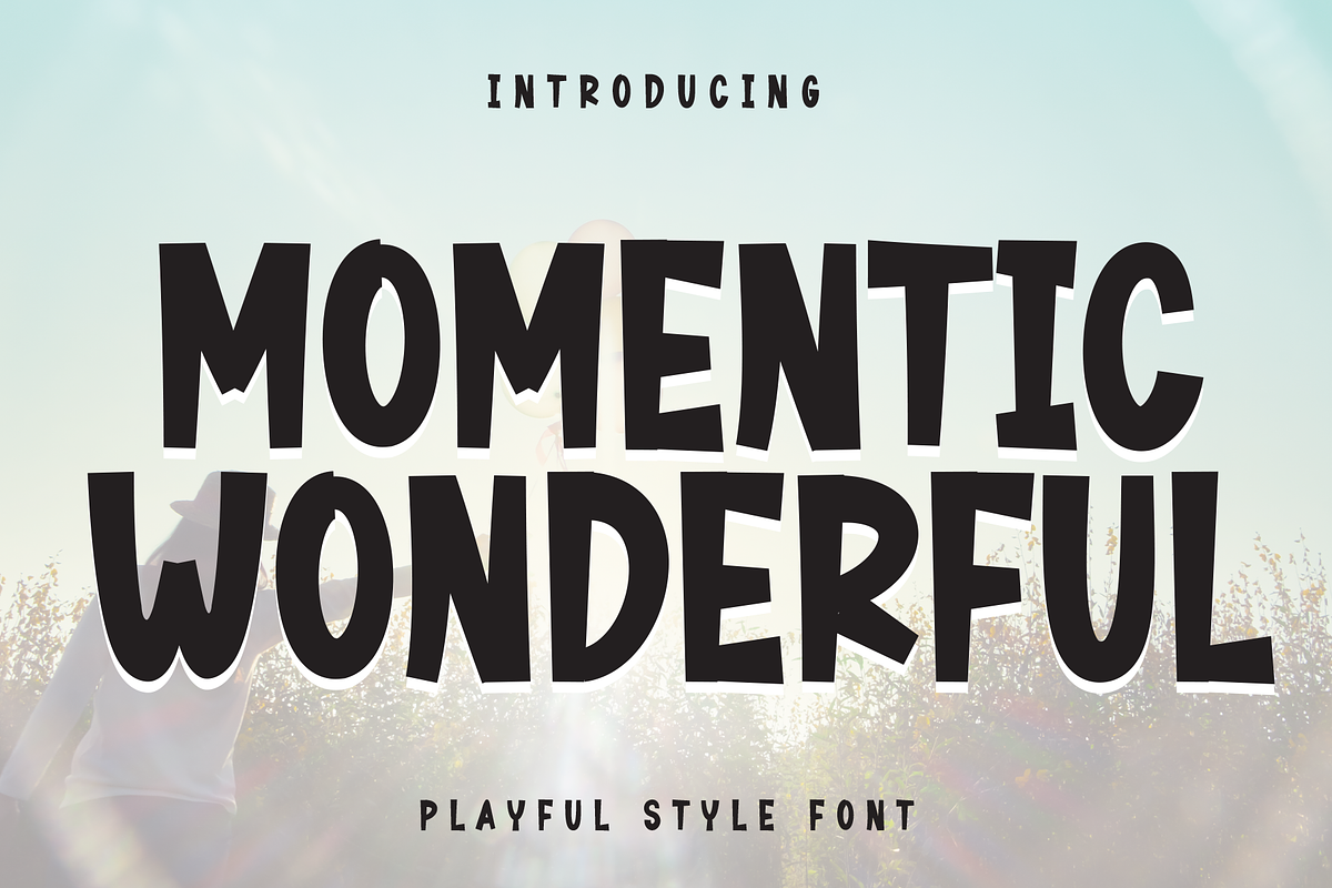 Momentic Wonderful | Script Font, a Script Font by Scratchones (Photo 1 of 8)