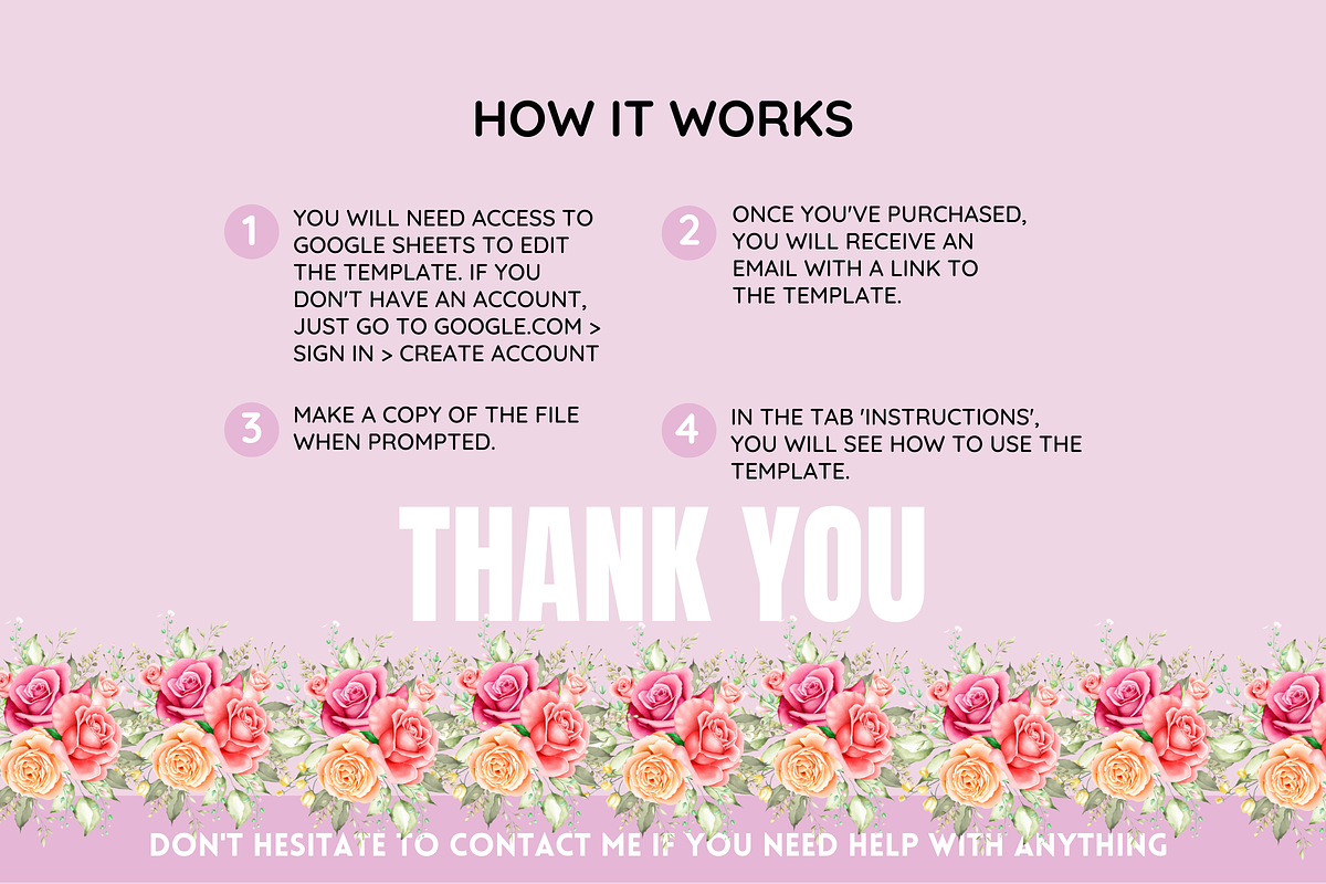 Wedding Planner Google Sheets, a Templates & Theme by SunshineStudioBoutique (Photo 10 of 10)