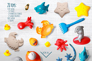 199 isolated summer items (moveable), a Product Mockup by rubinat (Thumbnail 6 of 9)