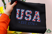 Faux Yarn USA Png Patriotic America, an Illustration by Craft Nest (Thumbnail 4 of 6)