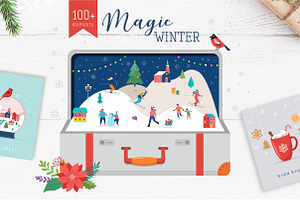 Magic Winter - Christmas scenes, a Decorative Illustration by Marish
