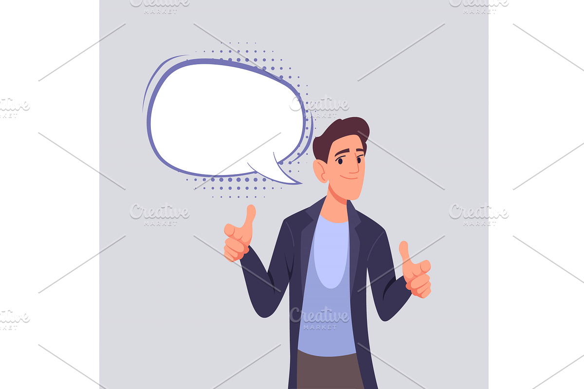 Pointing businessman. man standing, a Person Illustration by Onyx