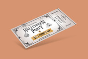 Halloween Ticket, an Invitation Template by Amit Debnath (Thumbnail 2 of 6)