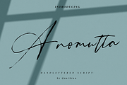 Anomutta Script, a Script Font by Quothron (Thumbnail 1 of 7)