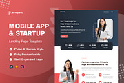 SAAS Modern - Bundling Landing Page, a Landing Page Template by Portocraft (Thumbnail 5 of 12)