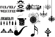 Gatsby Party Elements AI EPS PNG, an Illustration by FrankiesDaughtersDesign (Thumbnail 2 of 7)