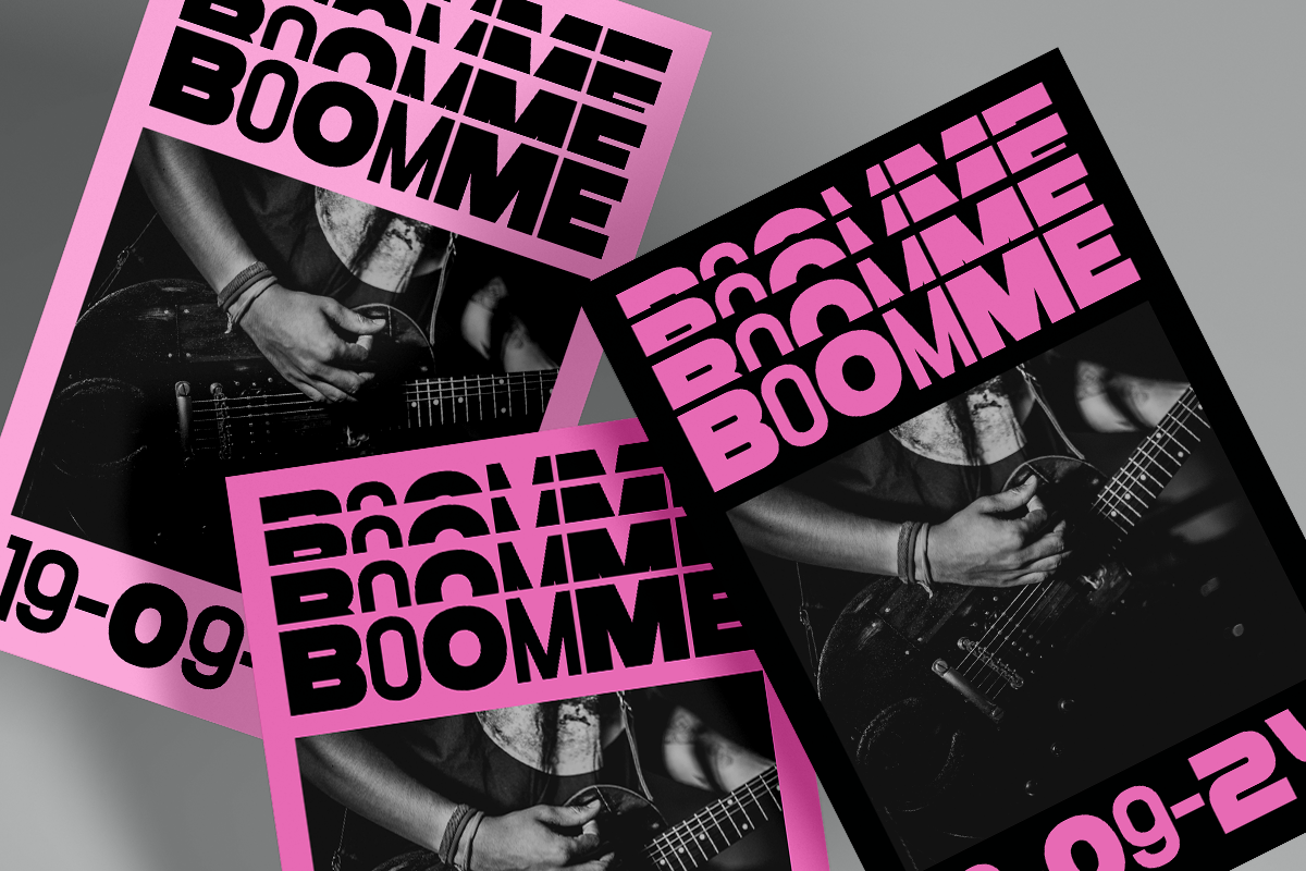 Boomme - Modern Urban Font, a Sans Serif Font by Pandeka Studio (Photo 3 of 9)