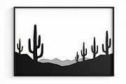 Wild Desert Cactus Scene Set, an Illustration by Creativeshirt (Thumbnail 6 of 15)