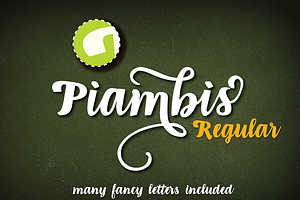 Piambis Open Type Font