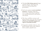 Cat Toile Illustrated Pattern, a Background Graphic by Hughes Studio (Thumbnail 3 of 8)