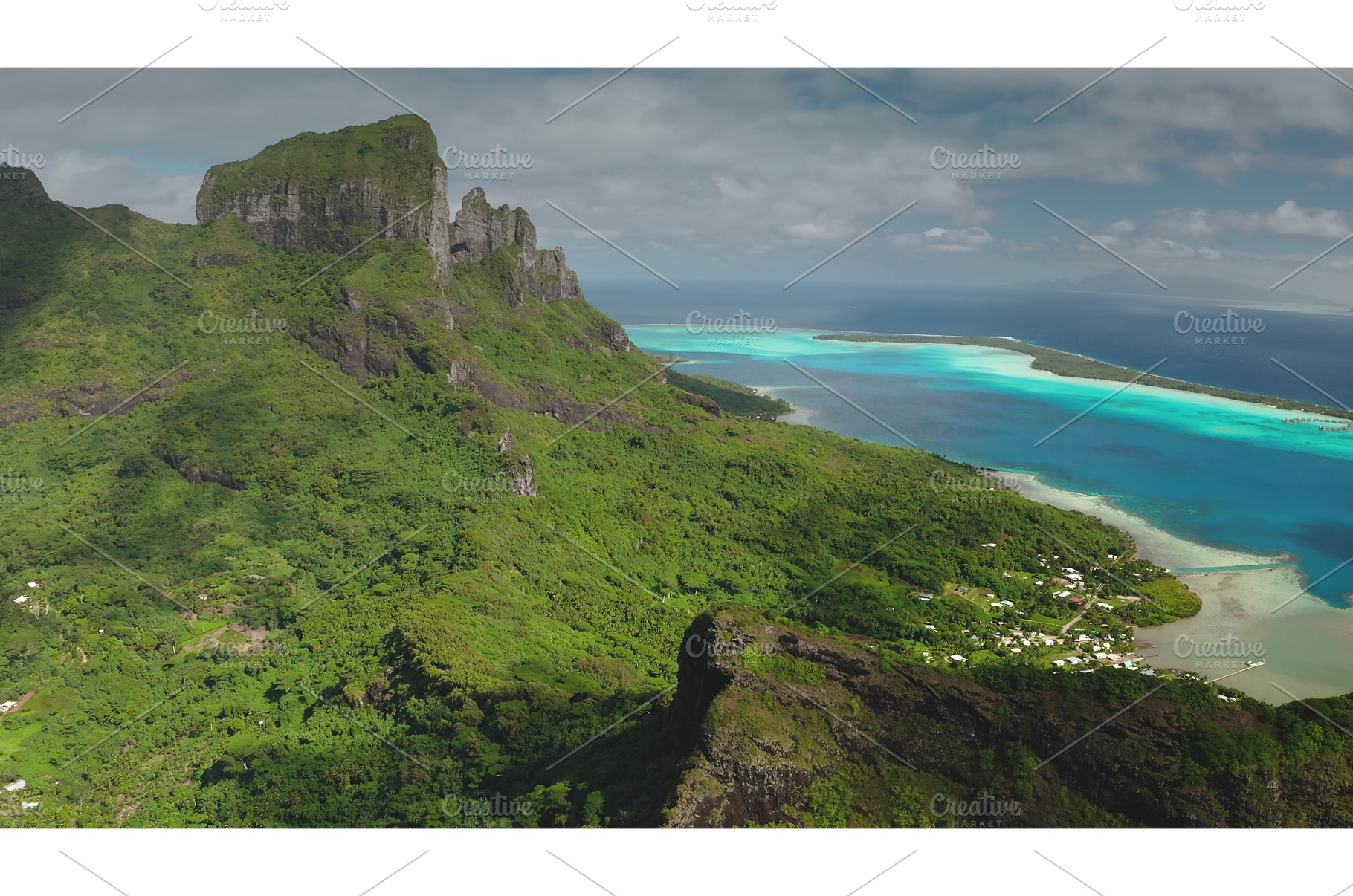 Bora Bora island tropical paradise, a Nature Photo by Goinyk