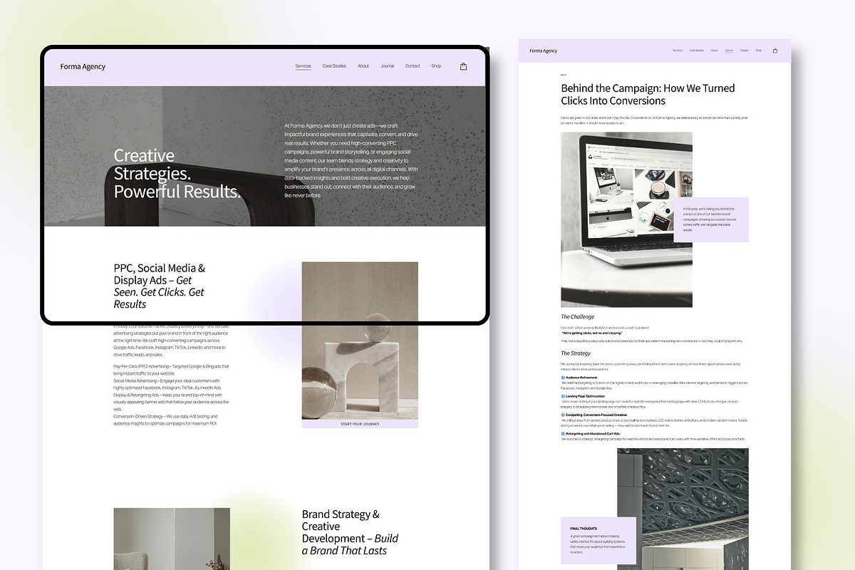Squarespace Template for Consultants, a Squarespace Template by ItsDianaDesign (Photo 4 of 5)