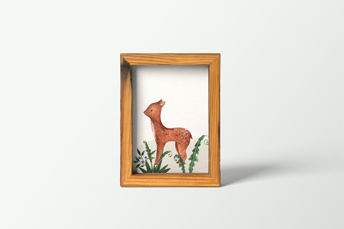 Forest animals and botany, an Animal Illustration by a_ptichkina (Photo 6 of 6)