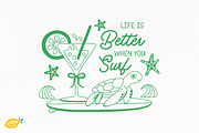Hand Drawn Summer SVG Bundle, a Seasonal Illustration by LemonDesign (Thumbnail 5 of 14)