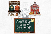 Back To school quotes Clipart Set, an Education Illustration by ThatsDesignArt (Thumbnail 8 of 10)