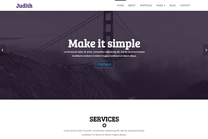 Judith - Multipurpose Template