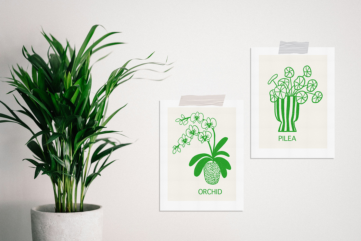 Plant Lady - aesthetic line art, a Person Illustration by Annakniaz (Photo 14 of 17)
