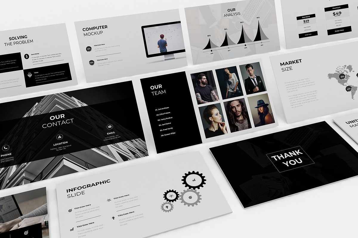 Pitch Deck Keynote Template, a Presentation Template by Incools Stokie (Photo 9 of 9)