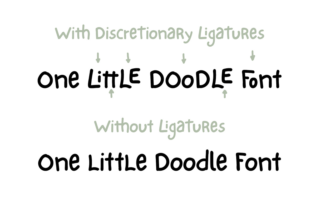 One Little Font Greek / Latin preview 3