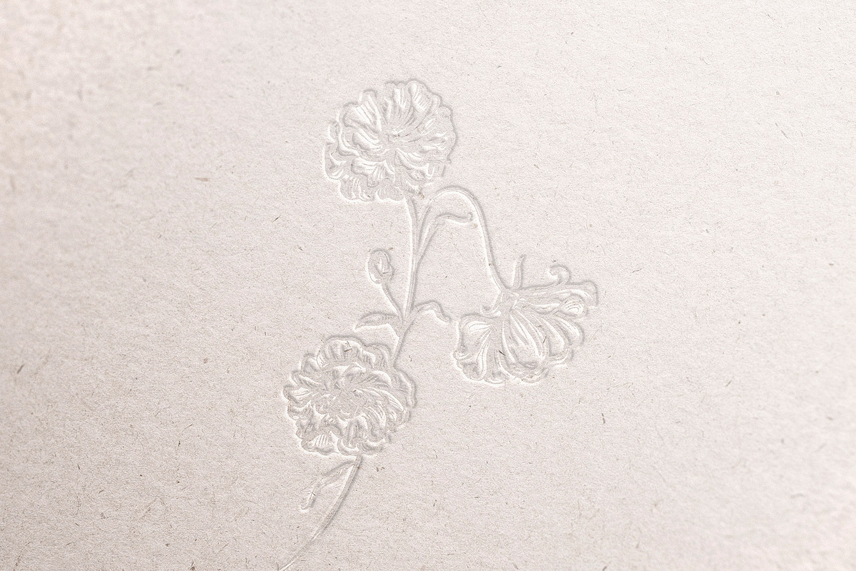 Line Art Flowers vector collection, a Decorative Illustration by Sensual Art (Photo 10 of 10)