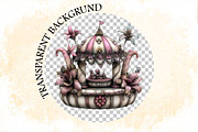 Whimsical Mardi Gras Clipart Bundle., an Illustration by SVGArt (Thumbnail 6 of 7)