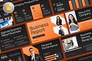 Business Report Google Slides, a Presentation Template by rgbryand (Thumbnail 1 of 7)