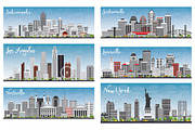 19 USA Cities, a Person Illustration by Booblgum (Thumbnail 3 of 5)