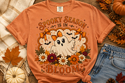 Retro Flowers Halloween Png Bundle, an Object Graphic by Daisy Design (Thumbnail 4 of 21)