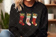 Christmas Stockings PNG, an Illustration by Craft Nest (Thumbnail 5 of 6)