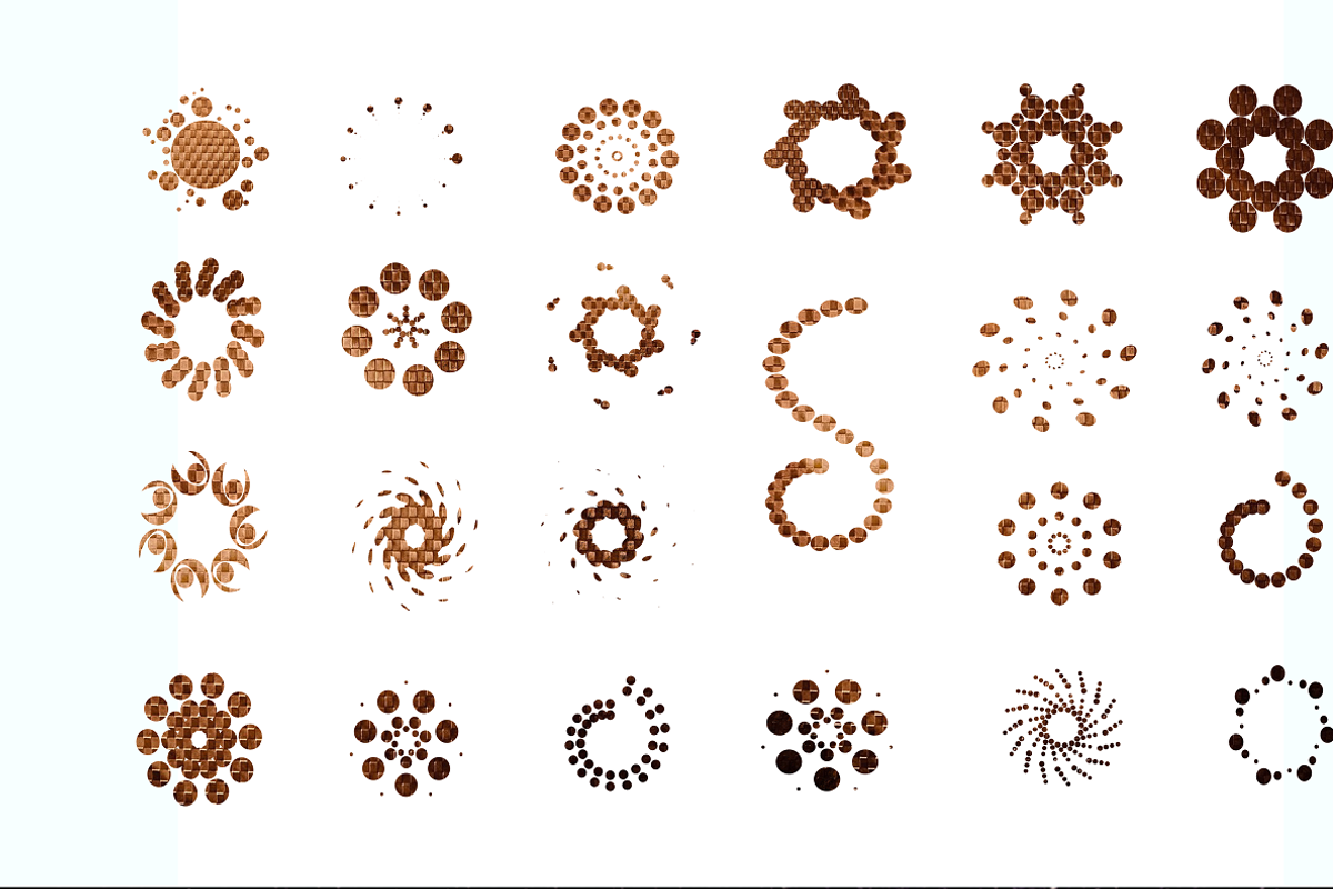 Mysterious Crop Circles Bundle Pack, an Illustration by Swarovski Crystals (Photo 5 of 7)