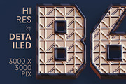 Futuristic Structure - 3D Lettering, a Graphic by MIIM (Thumbnail 2 of 7)