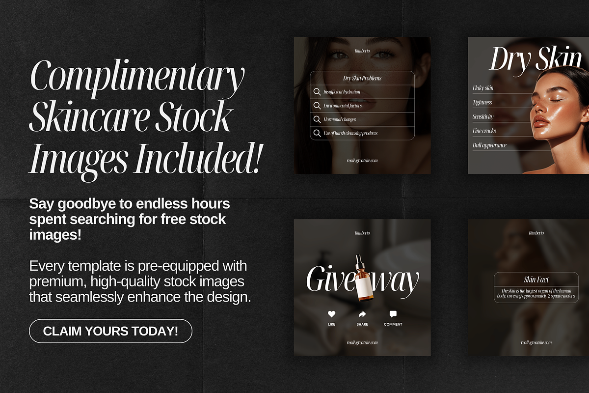 Aesthetic Beauty Instagram Template, a Social Media Template by Xenié Creative (Photo 9 of 10)