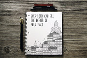 Cities in Europe - hand drawn set, an Illustration by Franzi draws (Thumbnail 8 of 9)