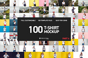100 T-Shirt Mockup Part 4, a Shirt Mockup by Freeman Studio (Thumbnail 1 of 10)