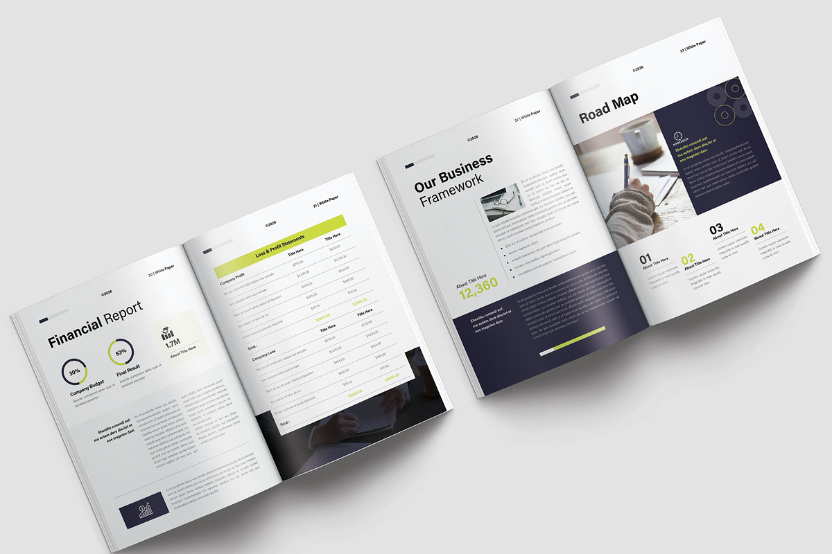 White Paper Template, a Brochure Template by NorthPeak (Photo 10 of 13)