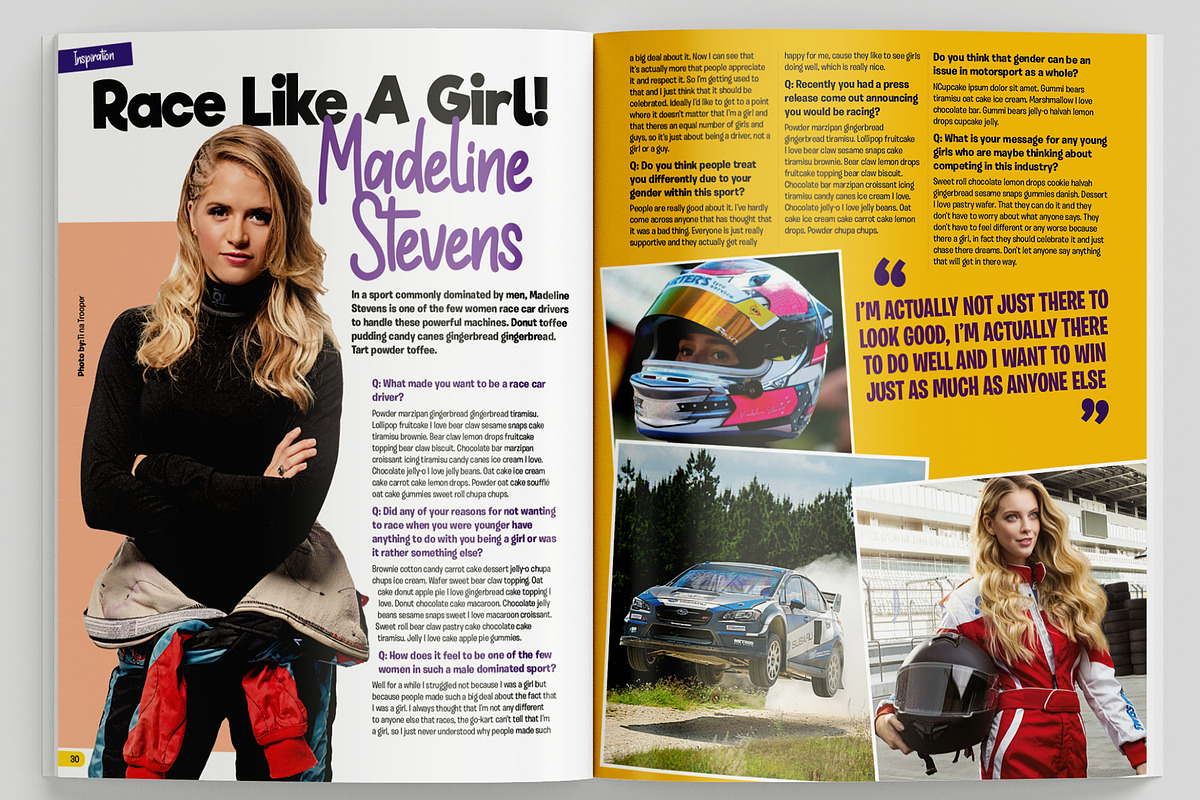 Kids Magazine Template, a Magazine Template by Red Cactus Creative (Photo 15 of 20)