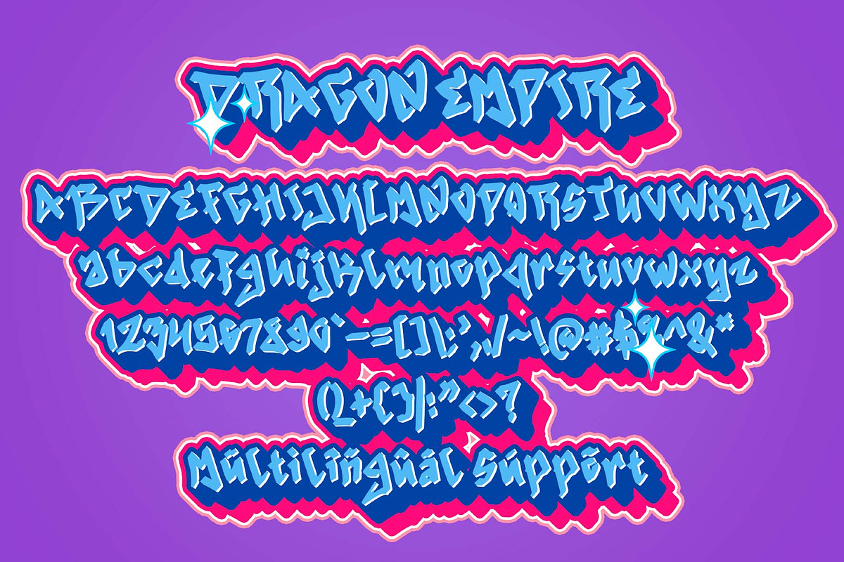 Dragon Empire, a Script Font by Yoga Letter (Photo 5 of 5)
