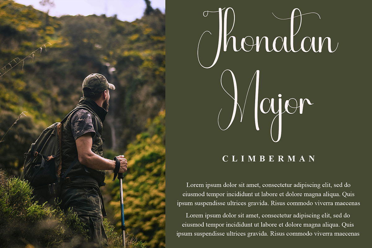 Mountains, a Handwritten Font by FreshTypeINK (Photo 2 of 8)