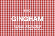 Gingham and Micro Dot Patterns, a Pattern Graphic by Hello Mart (Thumbnail 1 of 12)